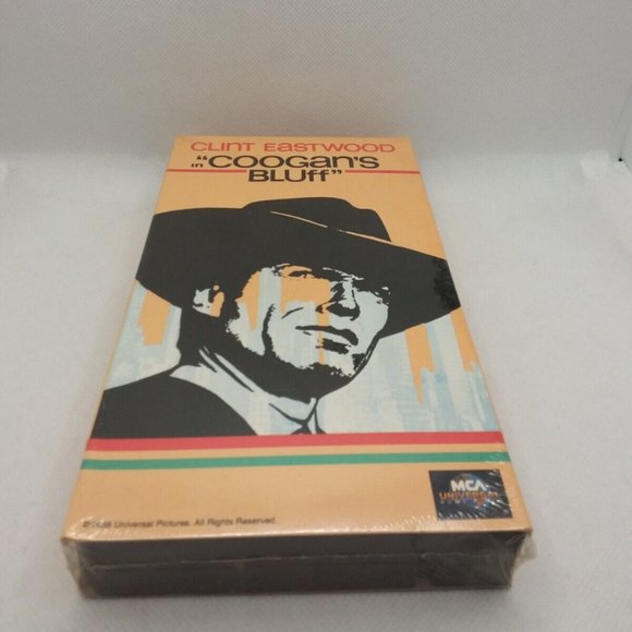 Coogans Bluff VHS Clint Eastwood New Factory Sealed - Picture 4 of 4